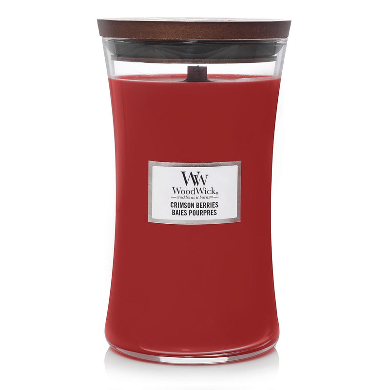 WoodWick Crimson Berries Large Jar Candle - CANDLES - Beattys of Loughrea