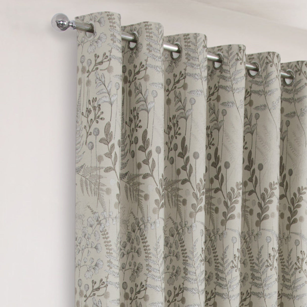 Foliage Birch Eyelet Curtains 66 x 90 - CURTAINS - READY MADE - Beattys of Loughrea