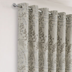 Foliage Birch Eyelet Curtains 66 x 90 - CURTAINS - READY MADE - Beattys of Loughrea
