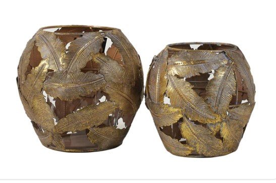 Mindy Brownes -Mila 2PC Candle Holder FUZ047 - CANDLE HOLDERS / Lanterns - Beattys of Loughrea