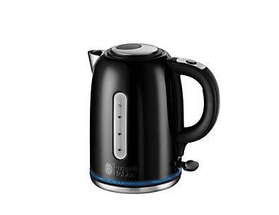 20462 I Russel Hobbs Black Quiet Boil Kettle - KETTLES - Beattys of Loughrea