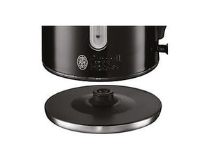 20462 I Russel Hobbs Black Quiet Boil Kettle - KETTLES - Beattys of Loughrea