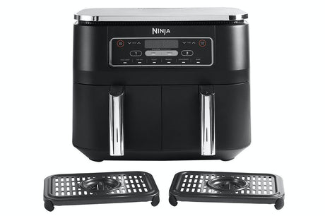 Ninja Foodi Dual Zone Air Fryer -Black I AF300UK - DEEP FAT FRYERS/ AIR FRYER - Beattys of Loughrea