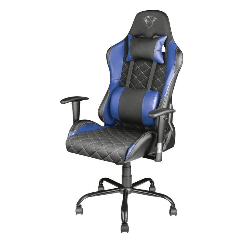 Trust GXT 707B Resto Gaming chair Blue - GAMING CHAIR / DESK - Beattys of Loughrea
