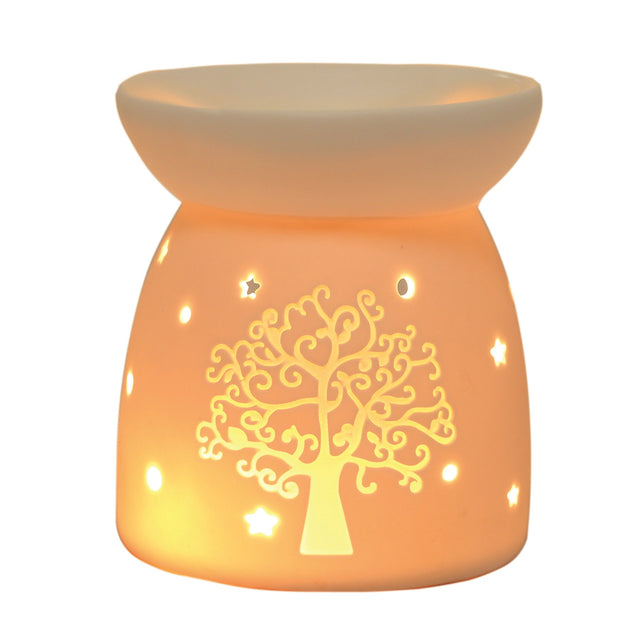Wax Melt Burner - Ceramic Tree - POT POURRI/AROMATHERAPY/OILS/DIFFUSER - Beattys of Loughrea