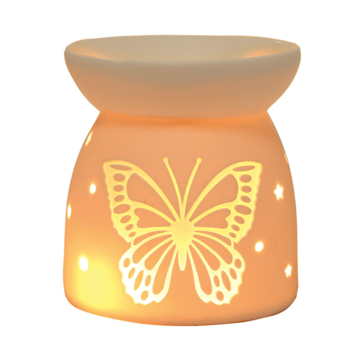 Wax Melt Burner - Ceramic Butterfly - POT POURRI/AROMATHERAPY/OILS/DIFFUSER - Beattys of Loughrea