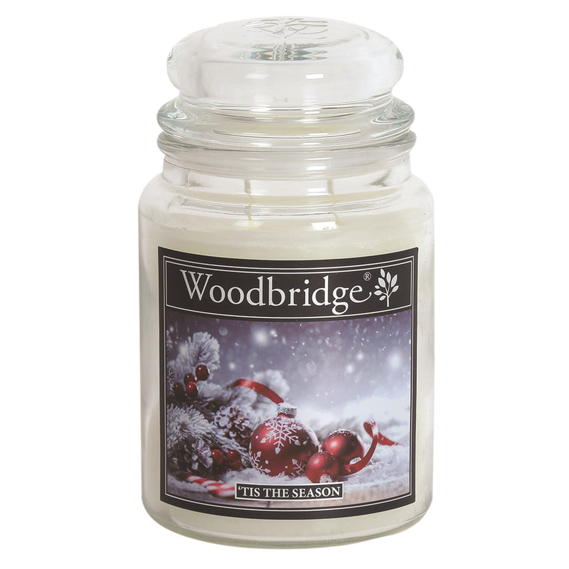 Woodbridge Large Scented Candle Jar Tis the Season - CANDLES - Beattys of Loughrea