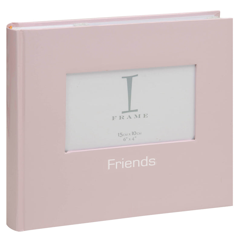 4" x 6" Photo Album with Cover Aperature - Pink - PHOTO FRAMES - PLATED, GILT, STONE - Beattys of Loughrea