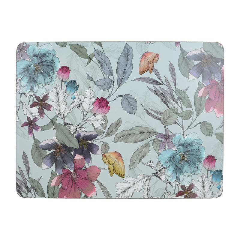 Creative Tops Butterfly Floral Pack Of 6 Premium Placemats - TABLEMATS/COASTERS - Beattys of Loughrea