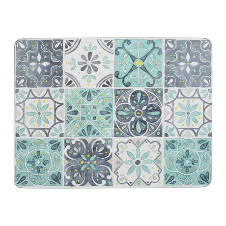 Creative Tops Green Tile Pack Of 6 Placemats - TABLEMATS/COASTERS - Beattys of Loughrea