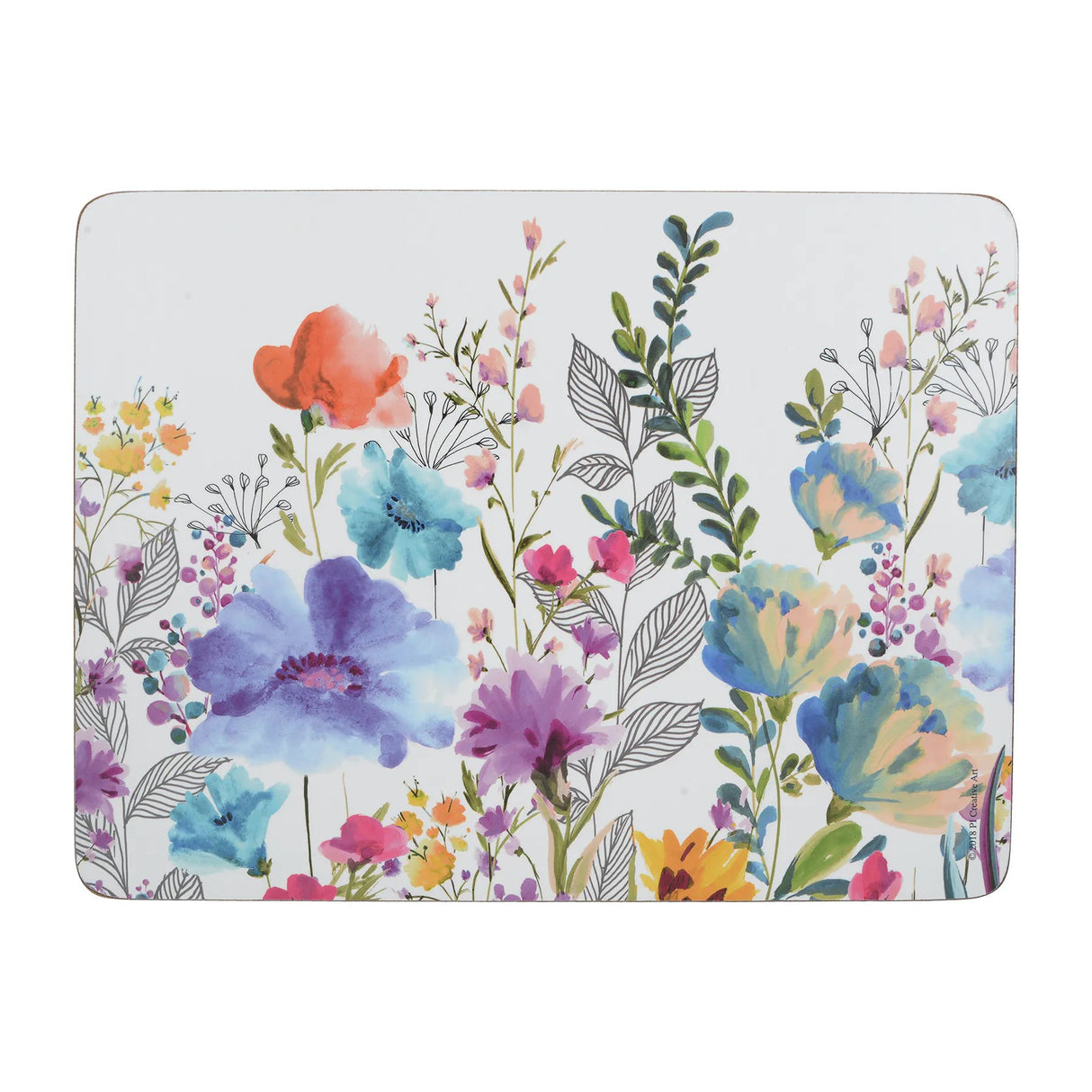 Creative Tops Meadow Floral Pack Of 6 Placemats - TABLEMATS/COASTERS - Beattys of Loughrea