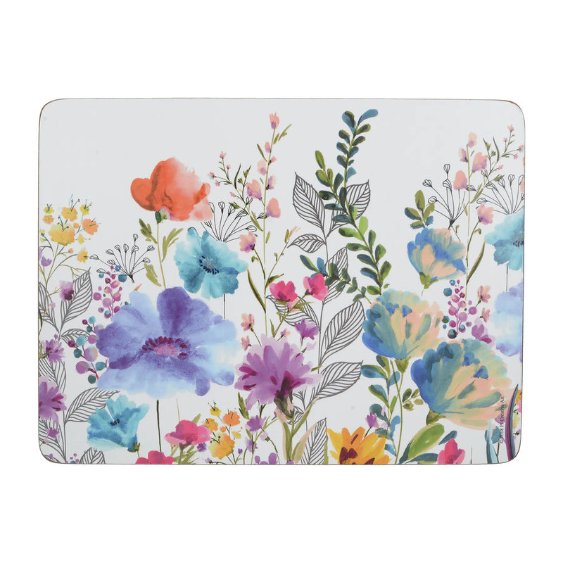 Creative Tops Meadow Floral Pack Of 6 Placemats - TABLEMATS/COASTERS - Beattys of Loughrea