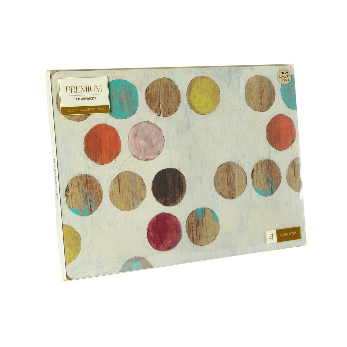 Creative Tops Retro Spot Pack Of 4 Large Premium Placemats - TABLEMATS/COASTERS - Beattys of Loughrea