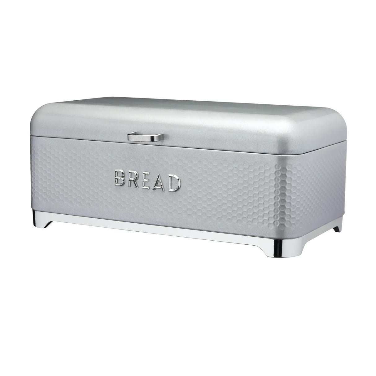 Lovello Textured Bread Bin - Shadow Grey - S/STEEL KITCHENWARE - Beattys of Loughrea