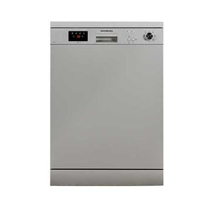 NordMende 60cm Freestanding Dishwasher Silver DW67SL - DISHWASHERS - Beattys of Loughrea