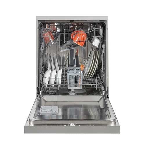 NordMende 60cm Freestanding Dishwasher Silver DW67SL - DISHWASHERS - Beattys of Loughrea