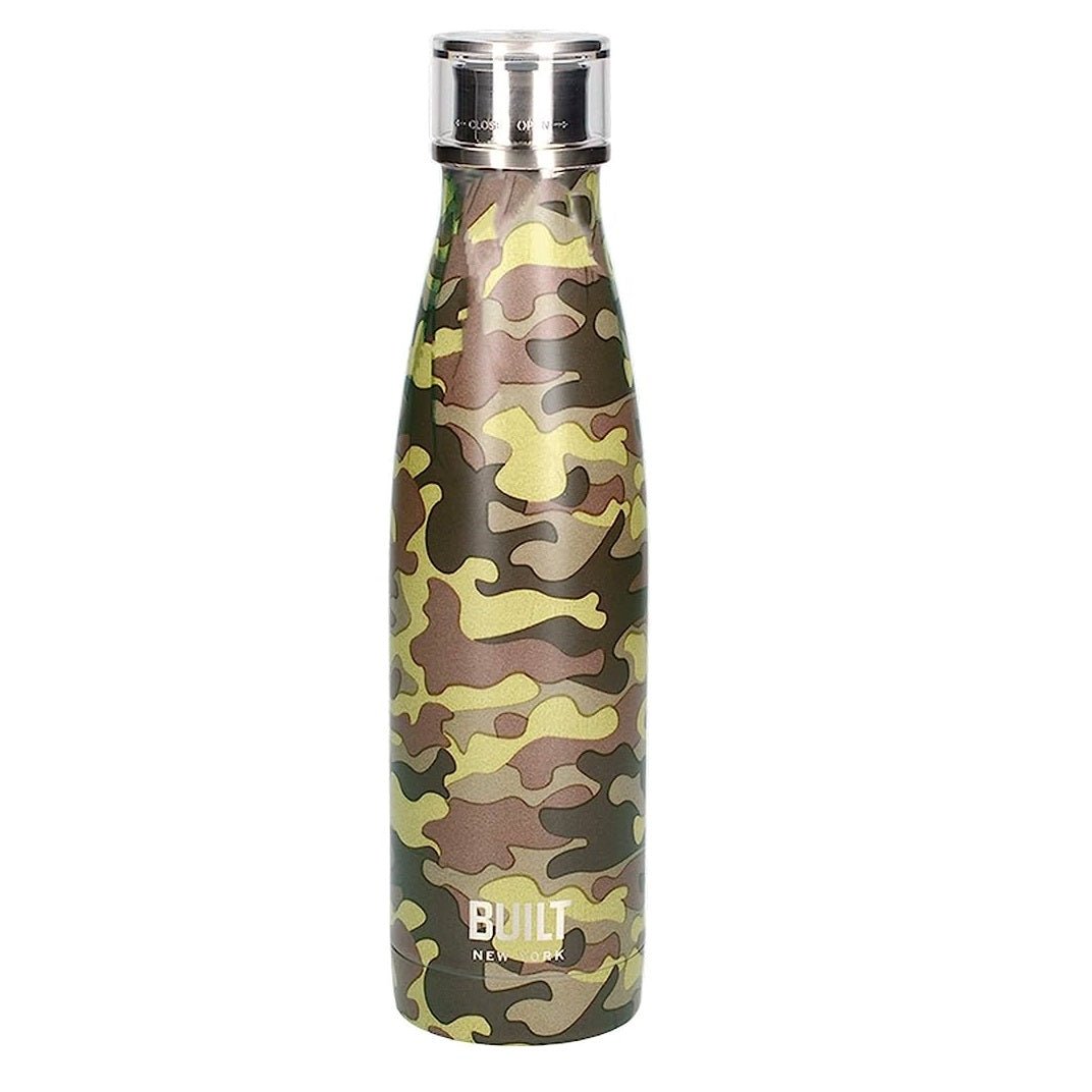 Built Bottle Perfect Seal 500ml Camo - FLASKS - Beattys of Loughrea