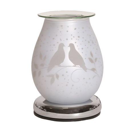 Electric Wax Melt Burner Touch - White Satin Doves - POT POURRI/AROMATHERAPY/OILS/DIFFUSER - Beattys of Loughrea