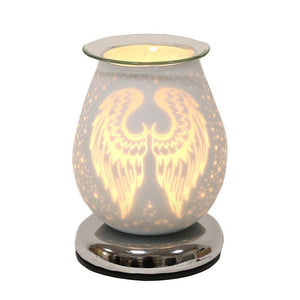 Electric Wax Melter Touch - White Satin Angel Wings - POT POURRI/AROMATHERAPY/OILS/DIFFUSER - Beattys of Loughrea