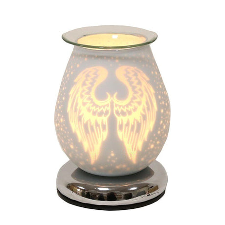 Electric Wax Melter Touch - White Satin Angel Wings - POT POURRI/AROMATHERAPY/OILS/DIFFUSER - Beattys of Loughrea
