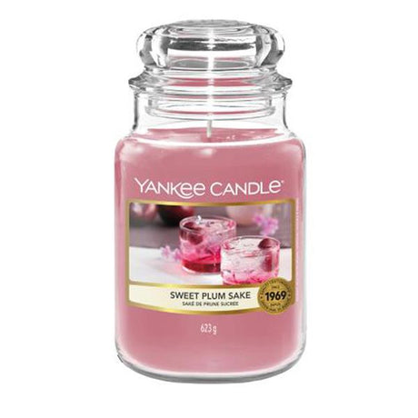 Sweet Plum Sake Large Yankee Candle 423g - CANDLES - Beattys of Loughrea
