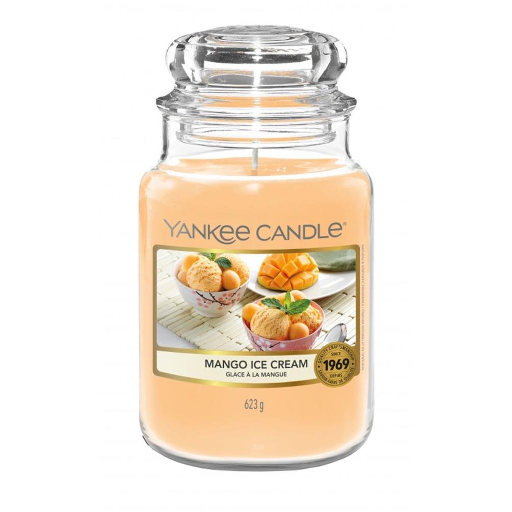 Mango Ice Cream Large Yankee Candle 623g - CANDLES - Beattys of Loughrea