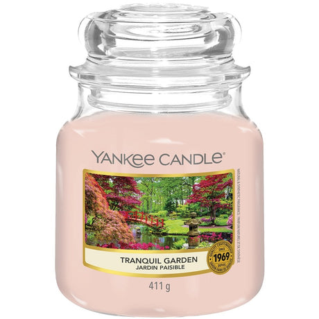Tranquil Garden Medium Yankee Candle 411g - CANDLES - Beattys of Loughrea