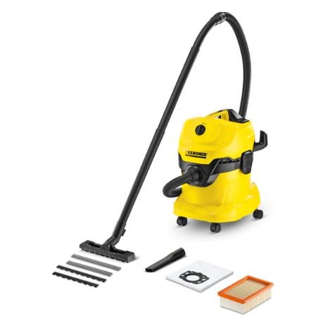 Karcher WD4 Premium 1000w 20ltr Wet & Dry Vac Vacuum Cleaner | 1.628-203.0 - VACUUM CLEANER NOT ROBOT - Beattys of Loughrea