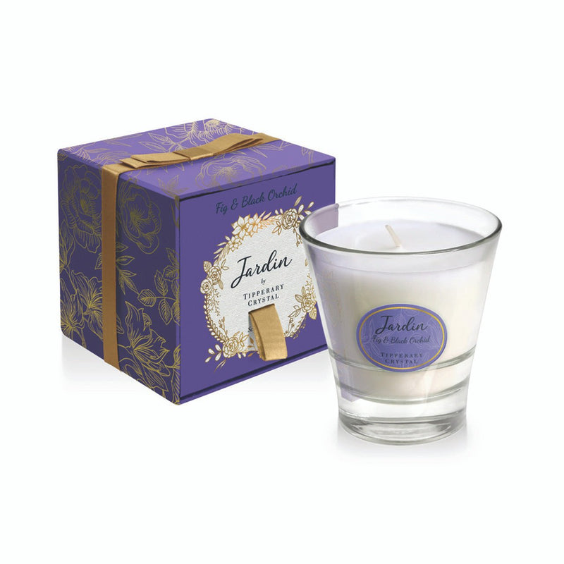 TIPPERARY CRYSTAL Jardin Collection Candle - Fig & Black Orchid - CANDLES - Beattys of Loughrea