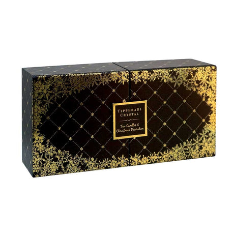 TIPPERARY CRYSTAL Two Mini Candles and Decoration Set - CANDLES - Beattys of Loughrea