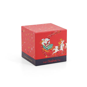 TIPPERARY CRYSTAL Single Christmas Mug - Santa on Sleigh - MUG SETS - Beattys of Loughrea