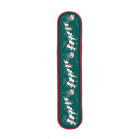 TIPPERARY CRYSTAL Christmas Double Oven Gloves - Santa Sleigh - APRON/GLOVE/TEXTILE - Beattys of Loughrea