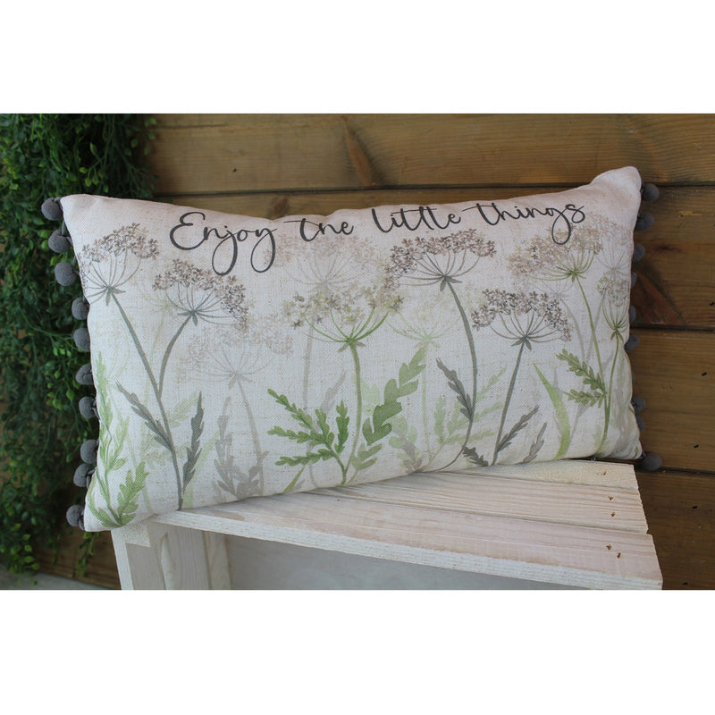 Enjoy the Little Things Cushion 45 x 25cm - CUSHIONS/COVERS - Beattys of Loughrea