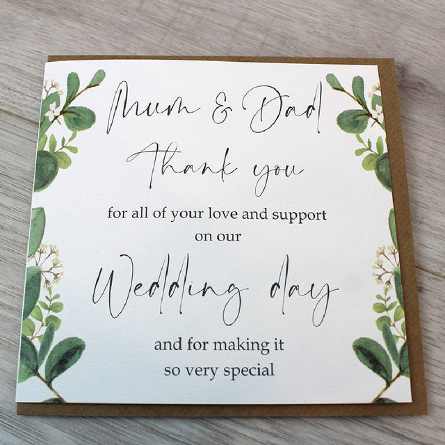 Greeting Card - Mum & Dad, Thank You - CARD/GIFTWRAP/GIFTBAGS - Beattys of Loughrea