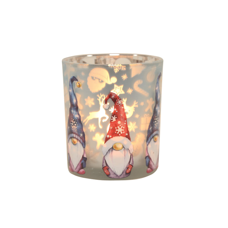 Santa Gonk Tealight Holder 10cm - CANDLE HOLDERS / Lanterns - Beattys of Loughrea