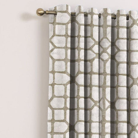 Canova Mink Eyelet Curtains 90 x 90 - CURTAINS - READY MADE - Beattys of Loughrea