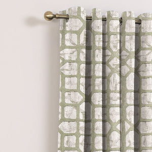 Canova Eucalyptus Eyelet Curtains 66 x 90 - CURTAINS - READY MADE - Beattys of Loughrea