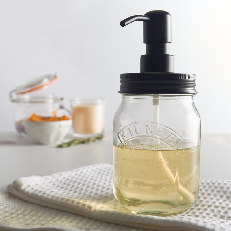Kilner Liquid Soap & Lotion Dispenser - JEWELLERY HOLDER - Beattys of Loughrea