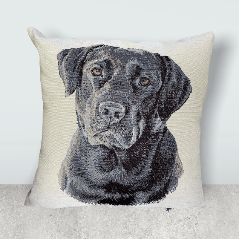 Tapestry Labrador Fibre-Filled Cushion - CUSHIONS/COVERS - Beattys of Loughrea