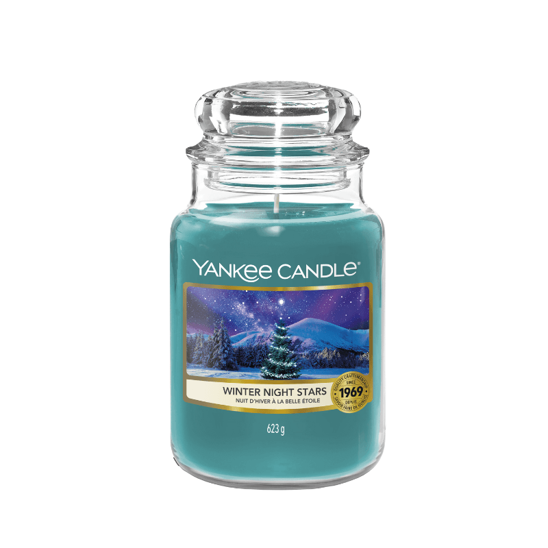 Winter Night Stars Large Yankee Candle 623g - CANDLES - Beattys of Loughrea