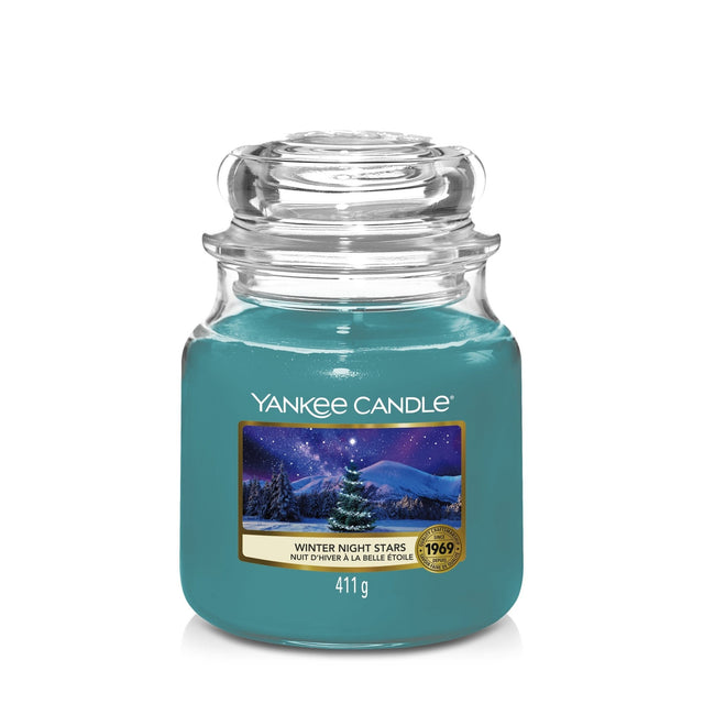 Winter Night Stars Medium Yankee Candle 411g - CANDLES - Beattys of Loughrea