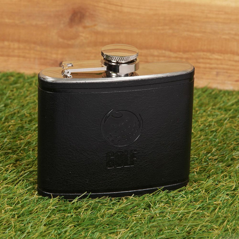 Armchair Supporters Society by HARVEY MAKIN® - Golf Hip Flask - ORNAMENTS - Beattys of Loughrea