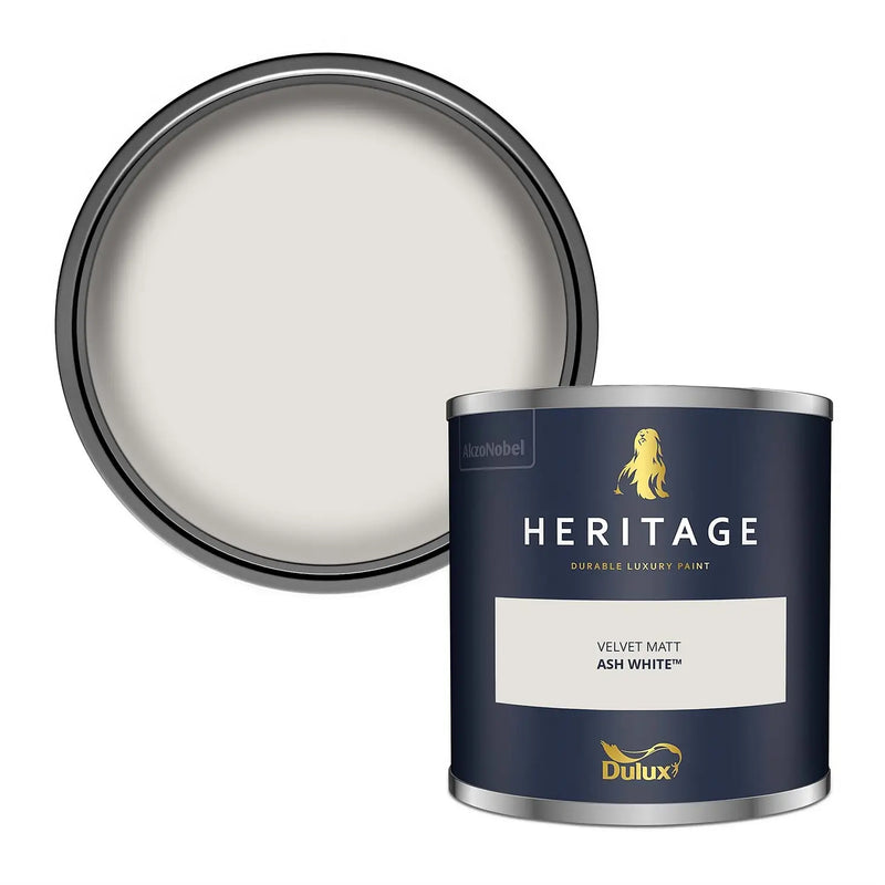Dulux Heritage Tester Ash White 125Ml - SPECIALITY PAINT/ACCESSORIES - Beattys of Loughrea