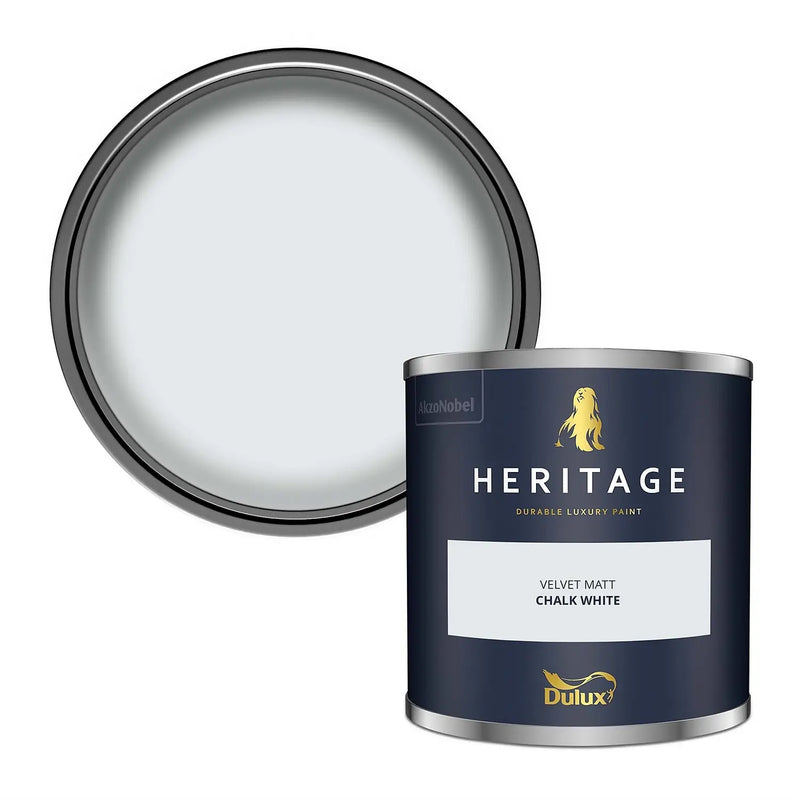Dulux Heritage Tester Chalk White 125Ml - SPECIALITY PAINT/ACCESSORIES - Beattys of Loughrea