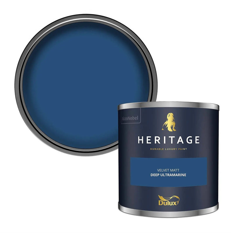 Dulux Heritage Tester Deep Ultramarine 125Ml - SPECIALITY PAINT/ACCESSORIES - Beattys of Loughrea