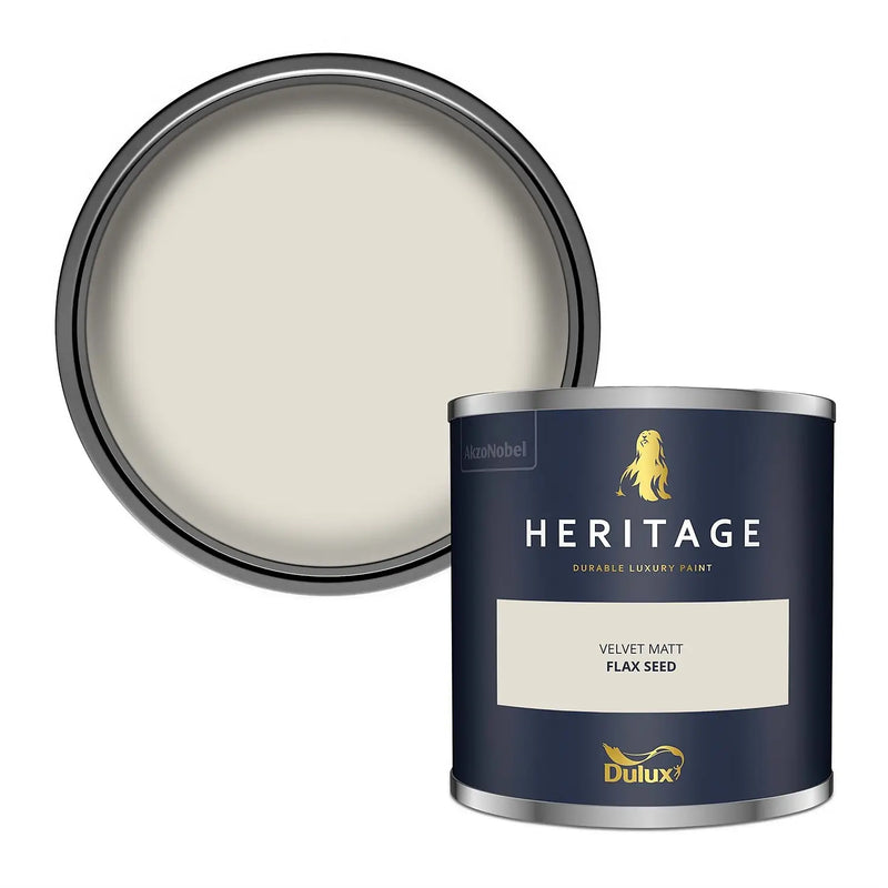 Dulux Heritage Tester Flax Seed 125Ml - SPECIALITY PAINT/ACCESSORIES - Beattys of Loughrea