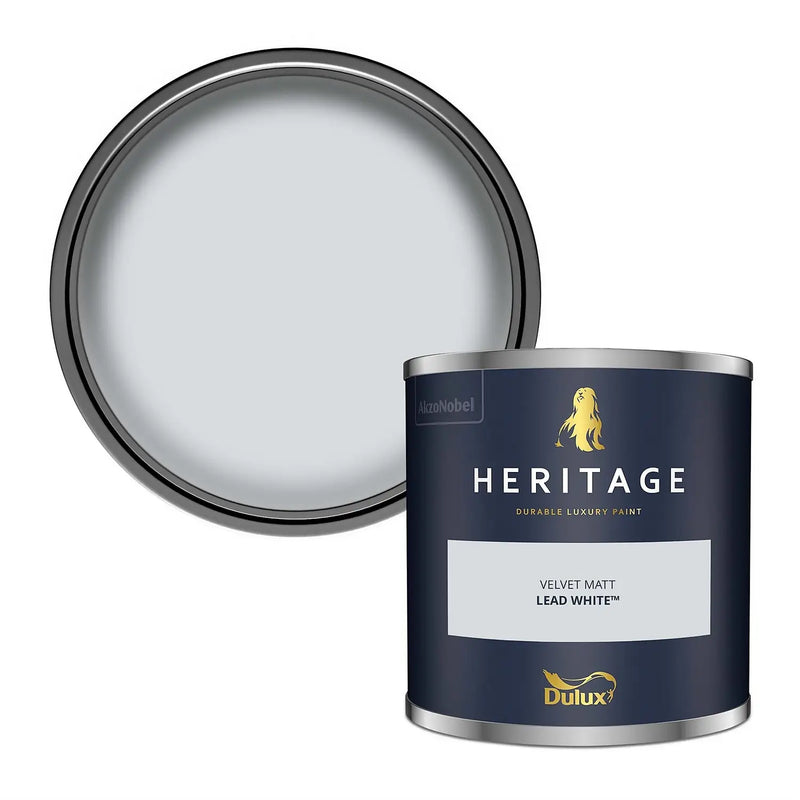 Dulux Heritage Tester Lead White 125Ml - SPECIALITY PAINT/ACCESSORIES - Beattys of Loughrea