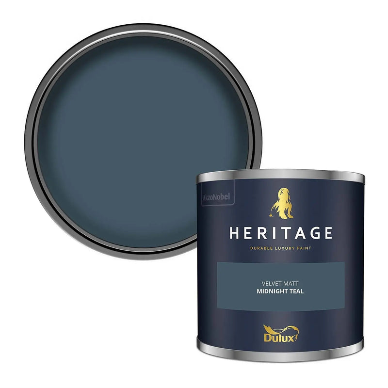 Dulux Heritage Tester Midnight Teal 125Ml - SPECIALITY PAINT/ACCESSORIES - Beattys of Loughrea