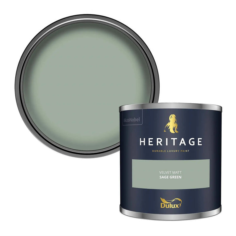 Dulux Heritage Tester Sage Green 125Ml - SPECIALITY PAINT/ACCESSORIES - Beattys of Loughrea