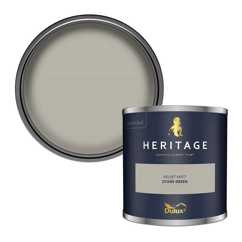 Dulux Heritage Tester Stone Green 125Ml - SPECIALITY PAINT/ACCESSORIES - Beattys of Loughrea